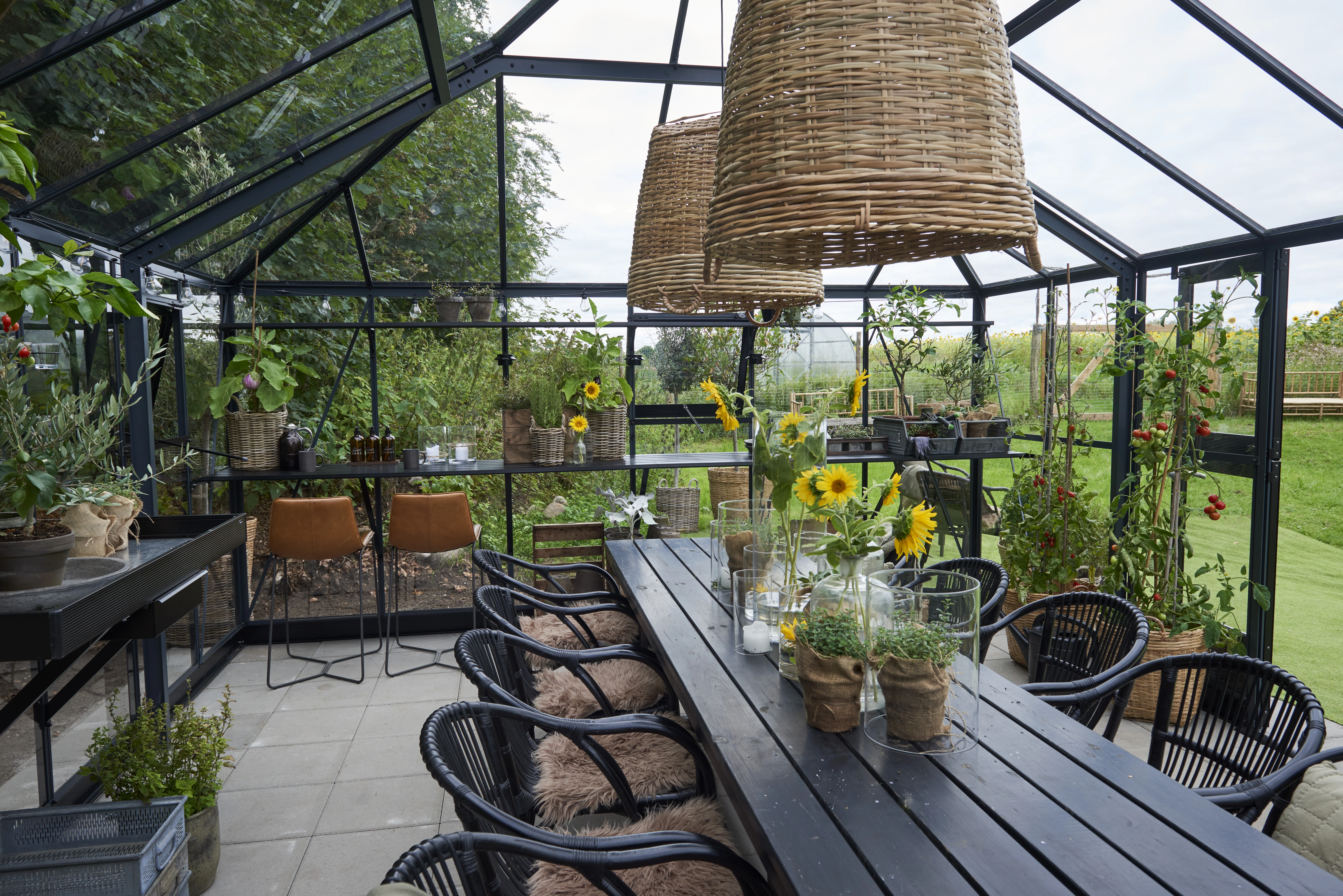 Royal Well Tuinkamer Grand Oase 25,6 m2 Antraciet - Afbeelding 11